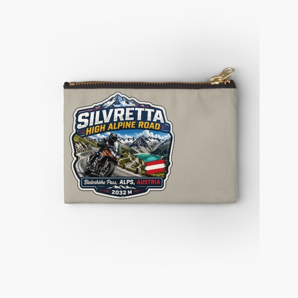 Item preview, Silvretta High Alpine Road Bielerhohe Austria Motorcycle Sticker TShirt 01 designed and sold by OuterShellUK.