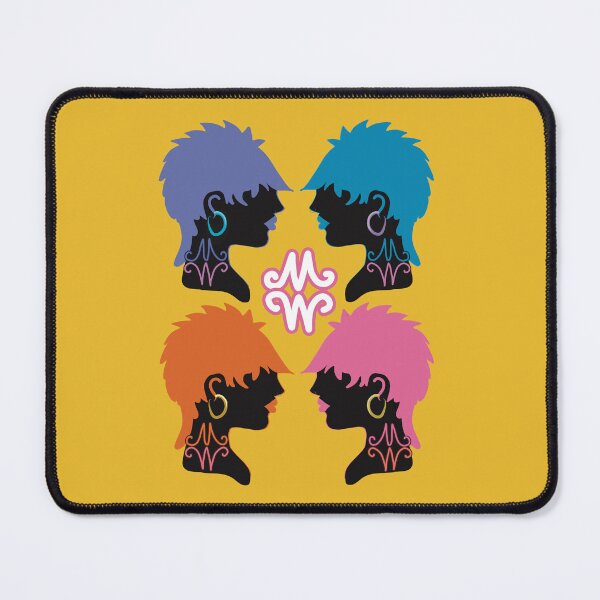 Item preview, Punk Mullet Mohawk Shag Hairstyle Girl Neon Silhouette designed and sold by Karin Taylor.