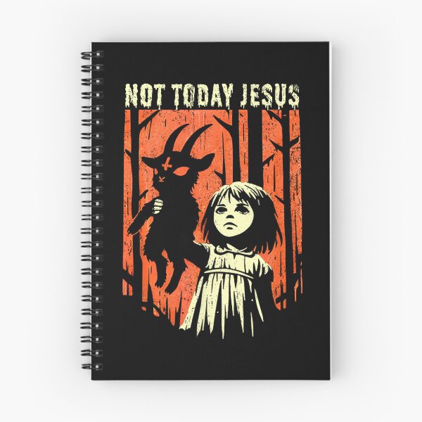 Item preview, Not Today Jesus Gothic Dark Art Creepy Cute designed and sold by watanabeee.