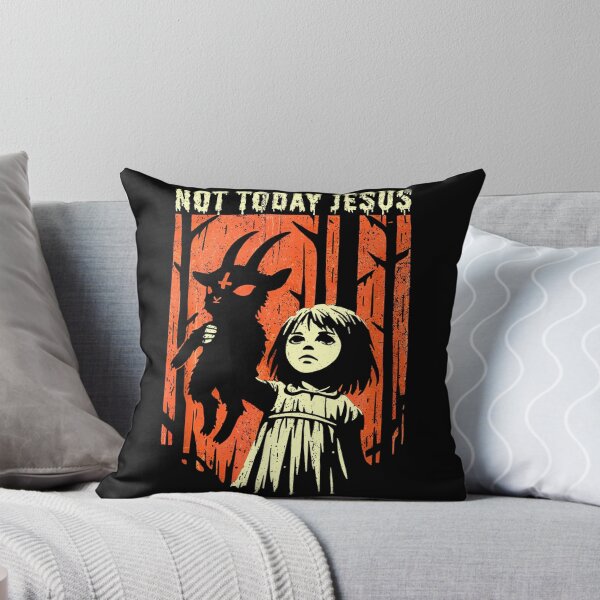 Item preview, Not Today Jesus Gothic Dark Art Creepy Cute designed and sold by watanabeee.