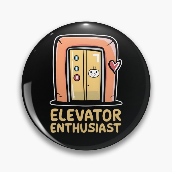 Item preview, Elevator Enthusiast: Ride with a Smile Funny Elevator Rider Elevator Lover (light version) designed and sold by KLArtzStore.