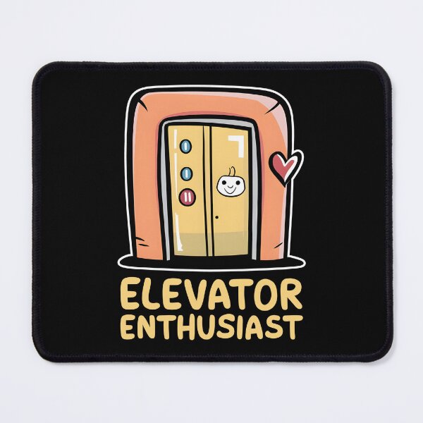 Item preview, Elevator Enthusiast: Ride with a Smile Funny Elevator Rider Elevator Lover (light version) designed and sold by KLArtzStore.