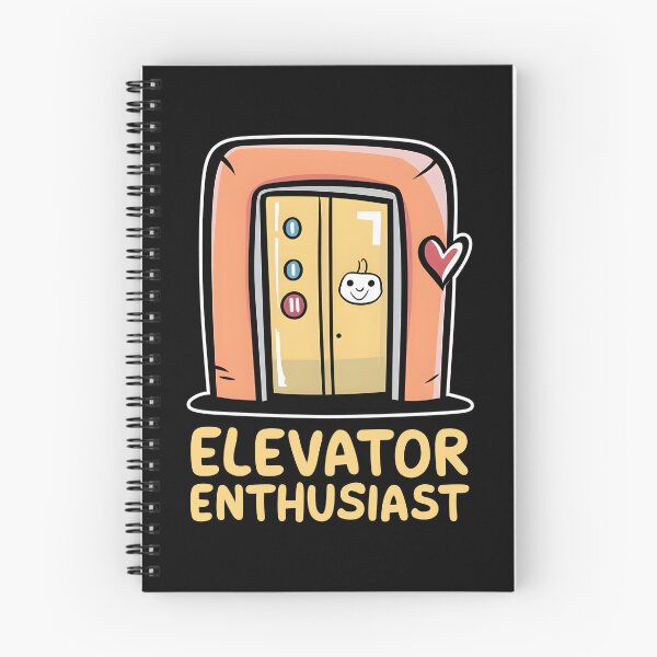 Item preview, Elevator Enthusiast: Ride with a Smile Funny Elevator Rider Elevator Lover (light version) designed and sold by KLArtzStore.