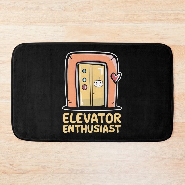 Item preview, Elevator Enthusiast: Ride with a Smile Funny Elevator Rider Elevator Lover (light version) designed and sold by KLArtzStore.