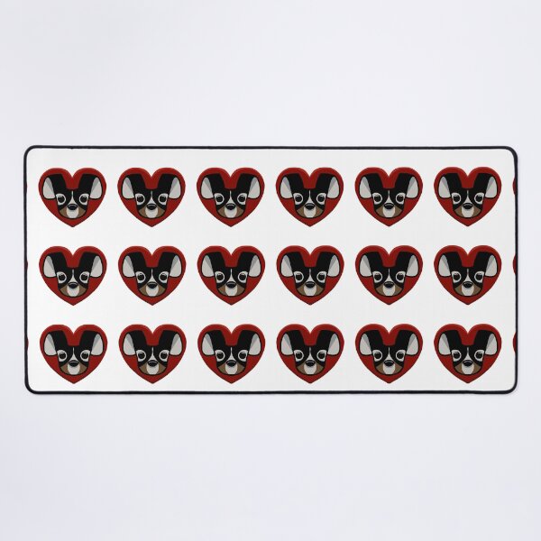 Item preview, Cute Dog Face in Heart – Dog Lover Sticker Art designed and sold by davidmalec.