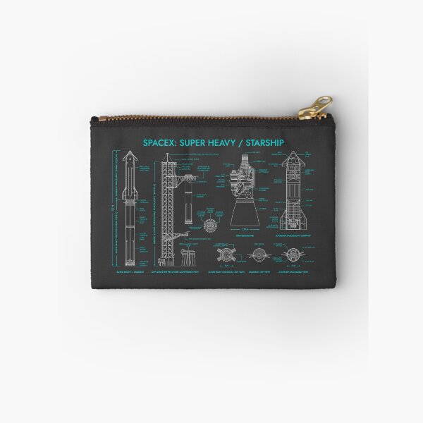 Item preview, SPACEX: Super Heavy / Starship (Grey and Turquoise) designed and sold by BGALAXY.