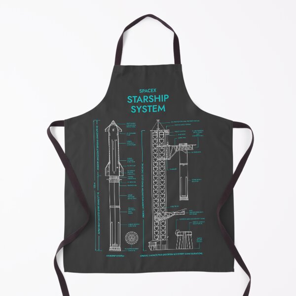 Item preview, SPACEX: Super Heavy / Starship (Grey and Turquoise) designed and sold by BGALAXY.