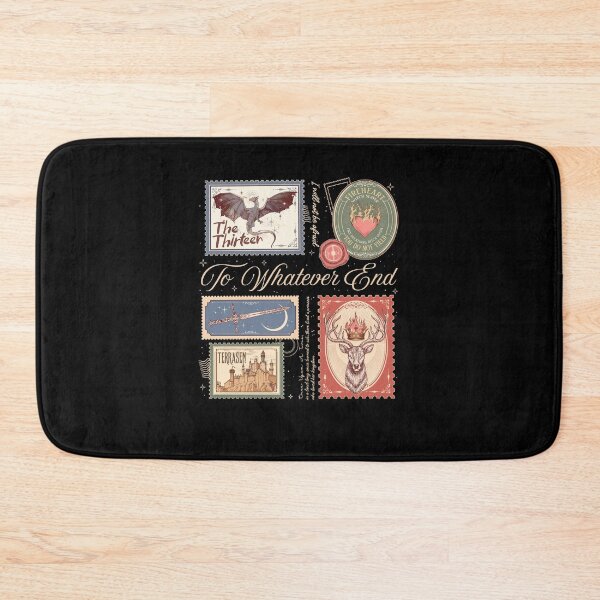 Item preview, Throne of Glass To Whatever End Vintage Bookish Stamp Collage designed and sold by DarylPope.