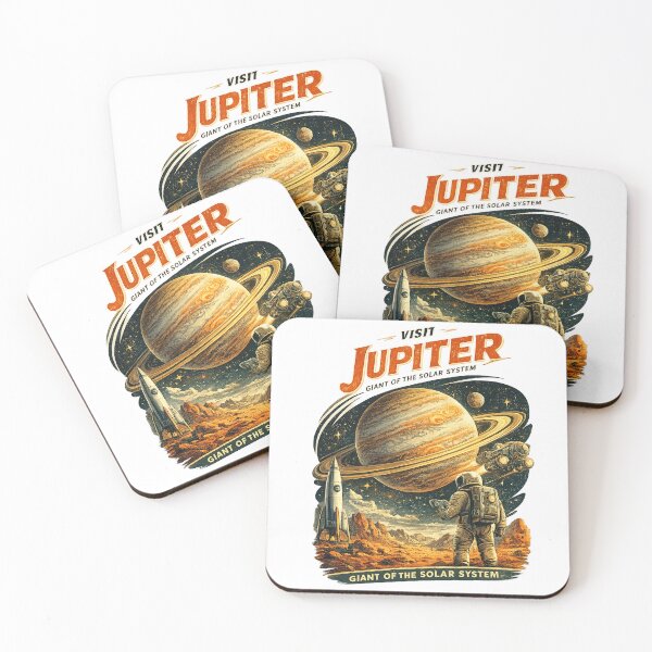 Item preview, Visit Jupiter – Vintage Space Travel Collection designed and sold by بيعها | Bee3ha.