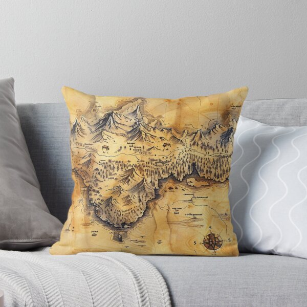 Item preview, Ancient Fantasy Map - Epic Explorer's Desk Mat & Wall Art designed and sold by VectorForge.
