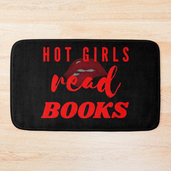 Item preview, Hot Girls Read Books – Retro Book Lover Typography Design designed and sold by Palette & Hue.