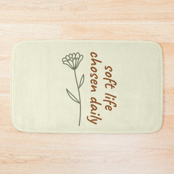 Item preview, Soft Life Chosen Daily – Mindfulness Affirmation Minimalist Design designed and sold by CosmicQuietStudio.
