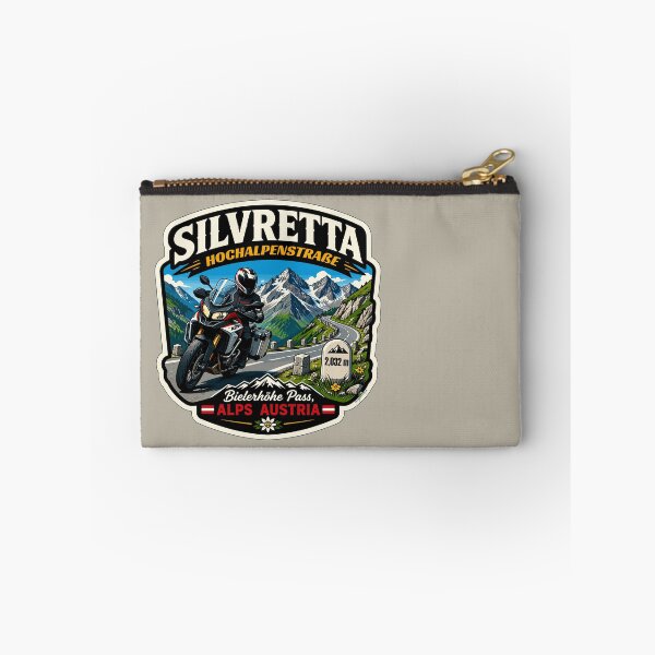 Item preview, Silvretta High Alpine Road Bielerhohe Austria Motorcycle Sticker TShirt 02 designed and sold by OuterShellUK.