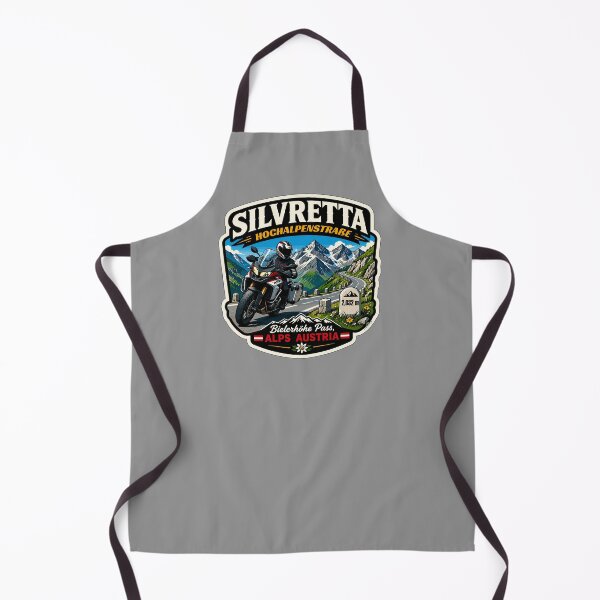 Item preview, Silvretta High Alpine Road Bielerhohe Austria Motorcycle Sticker TShirt 02 designed and sold by OuterShellUK.