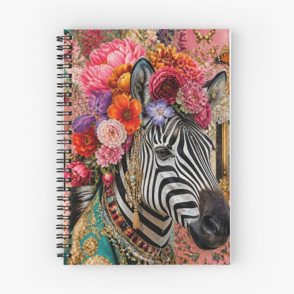 Item preview, Floral Zebra Collage designed and sold by Tau Tia L Douglass.
