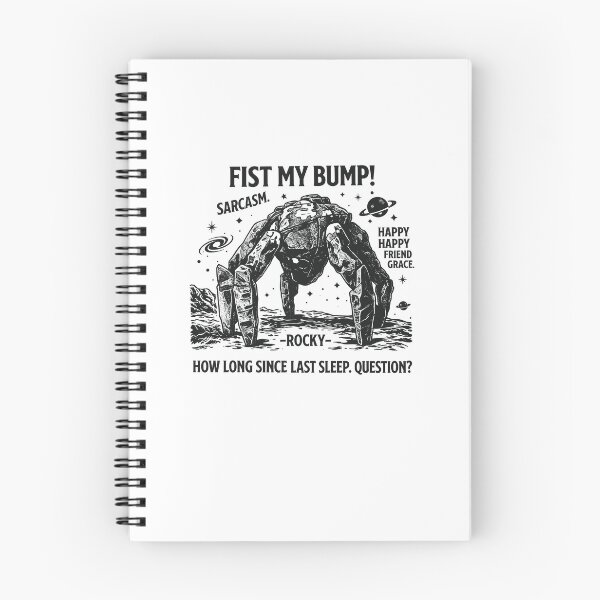 Item preview, Fist My Bump Rocky Funny Sci-Fi Quote Graphic Design designed and sold by DarylPope.