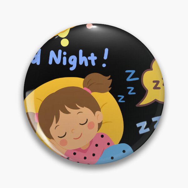 Item preview, Good Night Sleeping Girl Cute Kids Design designed and sold by nermeen1994.