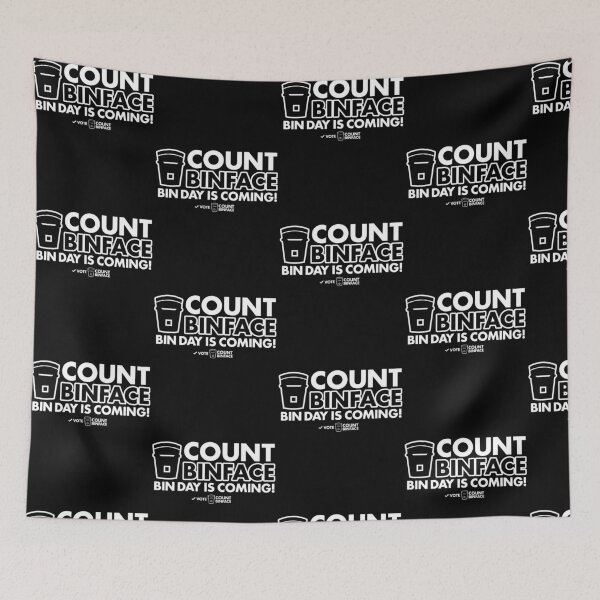 Item preview, Count Binface Bin Day Is Coming Funny Political Parody Meme designed and sold by DarylPope.
