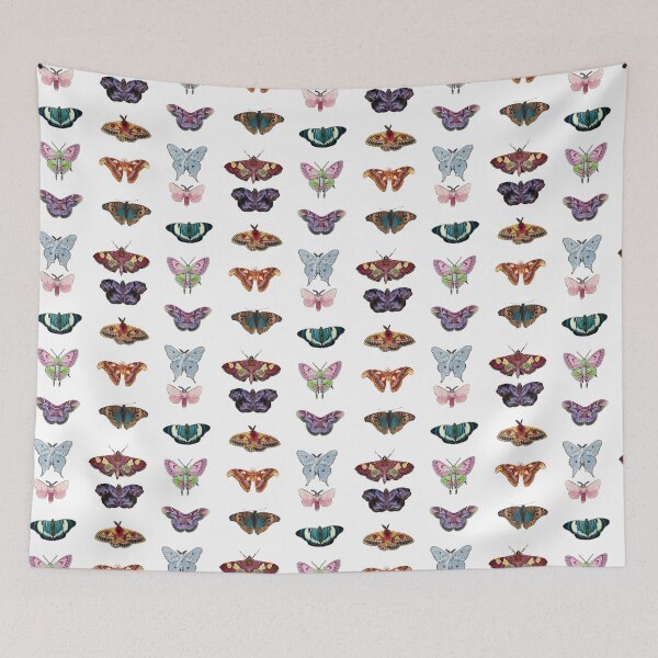 Item preview, Colorful Moths and Butterflies designed and sold by Jelly-and-Bean.