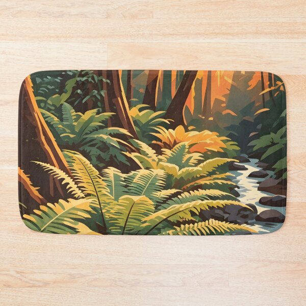 Item preview, Adventure Forest | Vintage Outdoor Travel Poster designed and sold by Spirit of Siam.