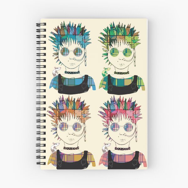 Item preview, Punk Rock Androgynous Nonbinary Plaid designed and sold by Karin Taylor.