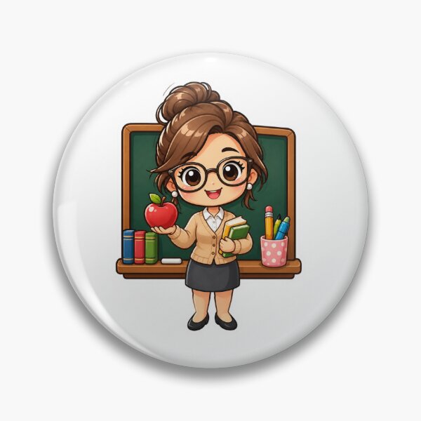 Item preview, Cute Female Teacher Classroom | Kawaii Teacher Gift for School designed and sold by Pixanova.