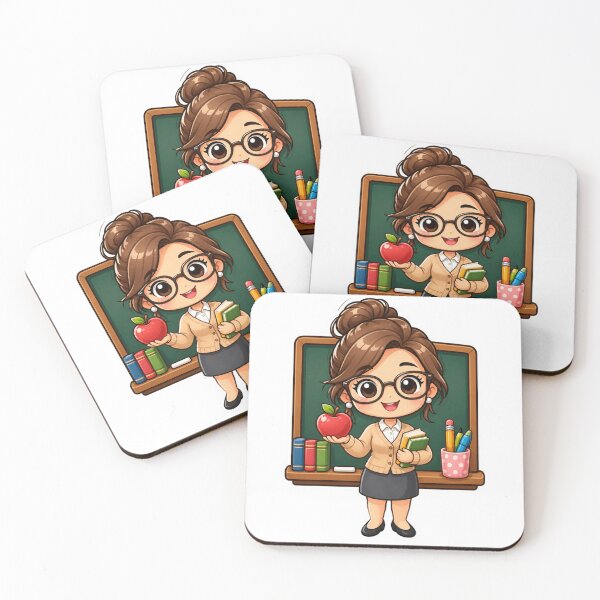 Item preview, Cute Female Teacher Classroom | Kawaii Teacher Gift for School designed and sold by Pixanova.