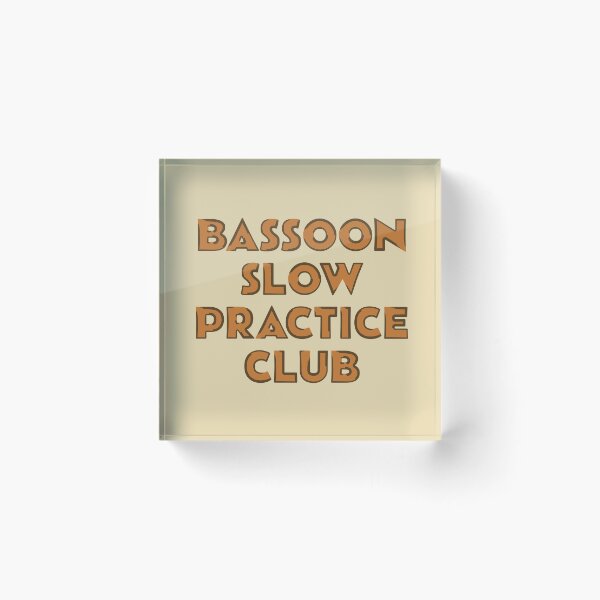 Item preview, BASSOON SLOW PRACTICE CLUB designed and sold by MOCOPOCO.