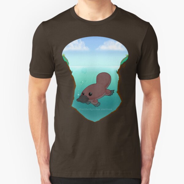 Ornithorhynchus anatinus Slim Fit T-Shirt