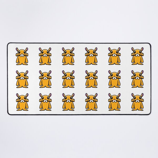 Item preview, Cute Orange Bunny with Big Buck Teeth – Kawaii Sticker Art designed and sold by davidmalec.