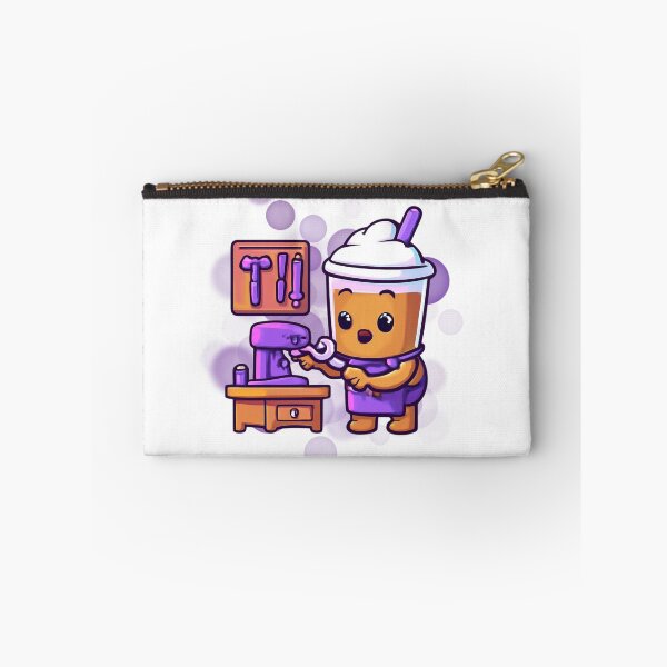 Item preview, Cute Iced Coffee Mechanic Cartoon designed and sold by iamKRUK.