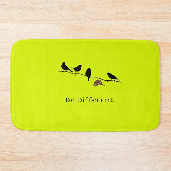 Item preview, Be Different Birds on a Branch | Inspirational Typography designed and sold by RajDeals.