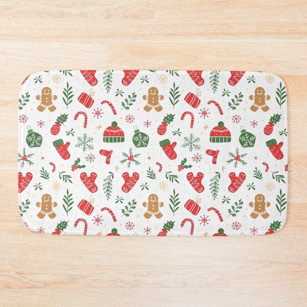 Item preview, Cute Christmas Gingerbread Pattern Holiday Art designed and sold by colorful-white.