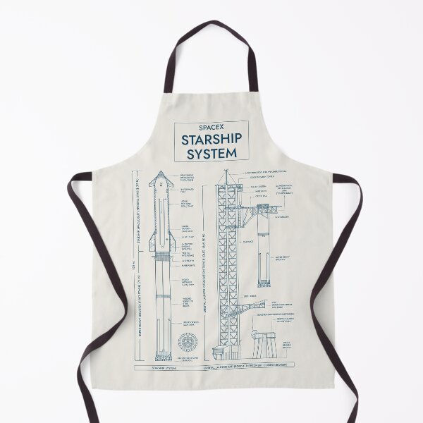 Item preview, SPACEX: Super Heavy / Starship (Blue and Bone) designed and sold by BGALAXY.