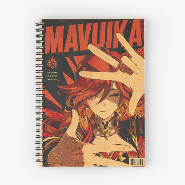Item preview, Mavuika Genshin Impact Retro Magazine designed and sold by iwzzuel.