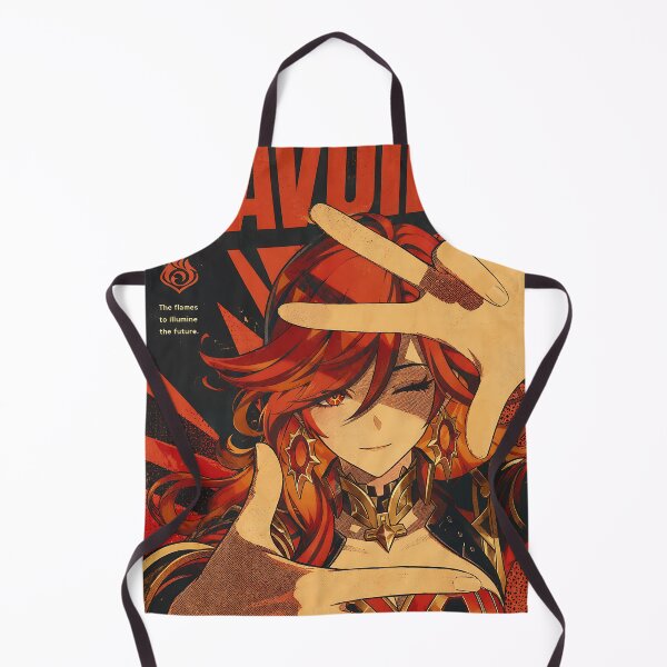 Item preview, Mavuika Genshin Impact Retro Magazine designed and sold by iwzzuel.