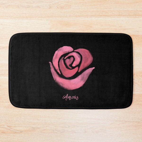 Aperçu de l'œuvre Amour Esthétique Rose Aquarelle Rose Citation Art créée et vendue par Kidix Arts.