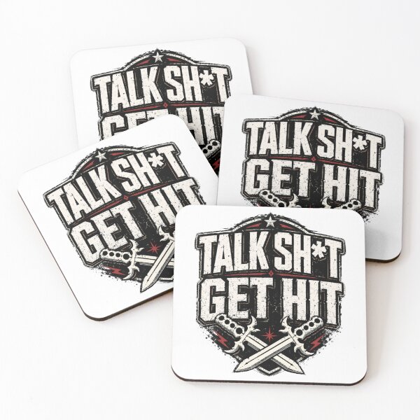 Item preview, Talk Shit Get Hit designed and sold by MaskedTarget.