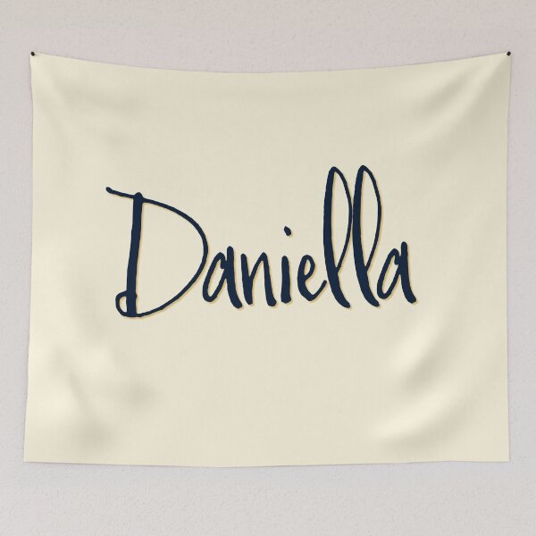 Item preview, DANIELLA personalized type design designed and sold by CharlottePlaceArt.