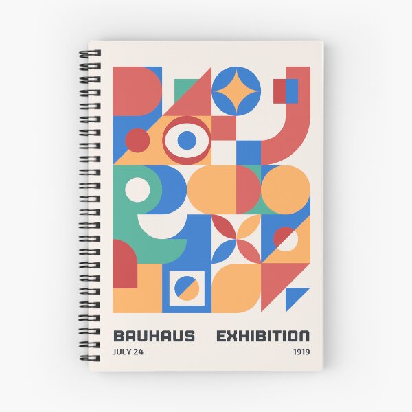 Item preview, Bauhaus Exhibition Colorful Geometric designed and sold by FaizArtShop.