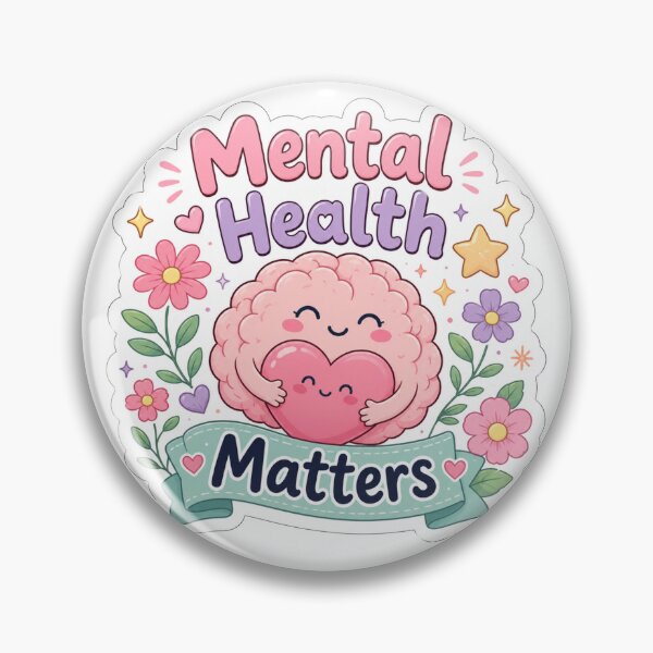 Item preview, Mental Health Matters Sticker designed and sold by PriyankaSonara.