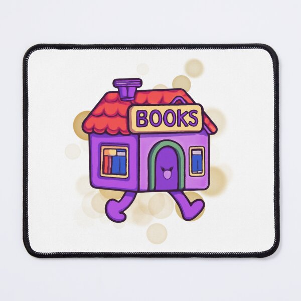 Item preview, Walking Bookstore Cartoon designed and sold by iamKRUK.