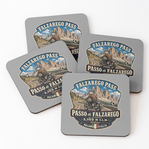 Item preview, Falzarego Pass, Passo di Falzarego Italy Motorcycle Sticker TShirt 07 designed and sold by OuterShellUK.