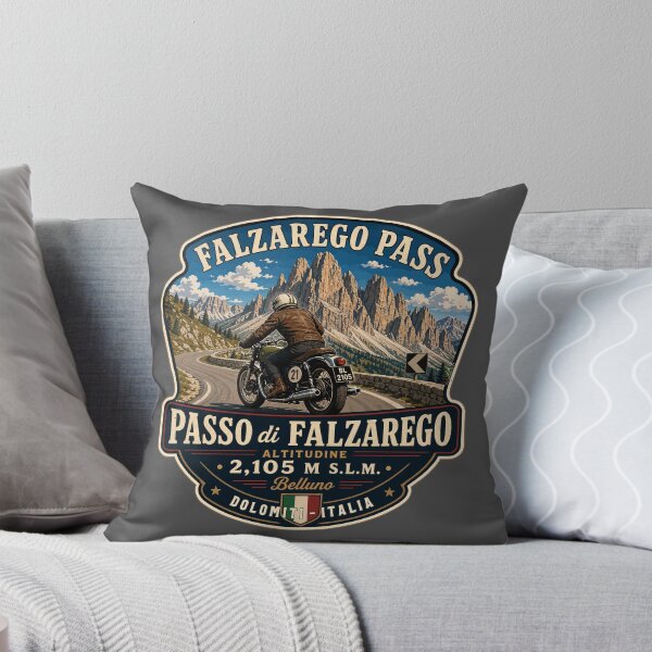 Item preview, Falzarego Pass, Passo di Falzarego Italy Motorcycle Sticker TShirt 07 designed and sold by OuterShellUK.