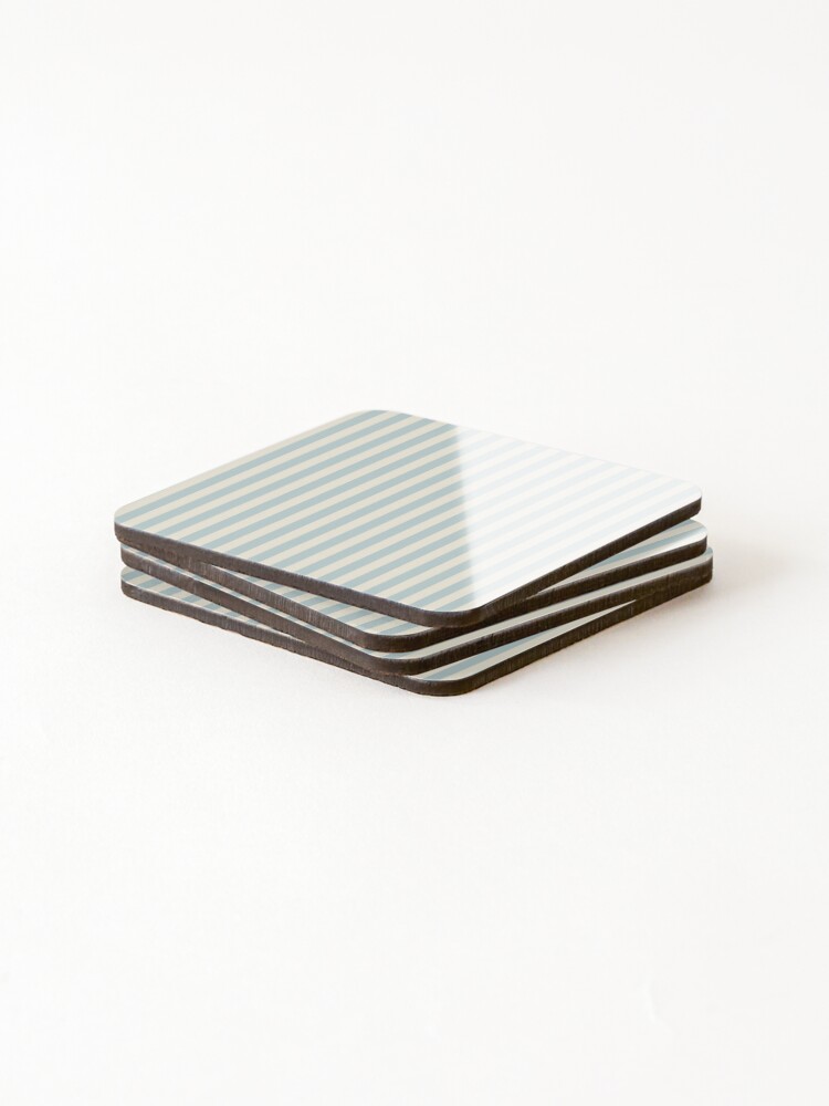 Thumbnail 4 of 5, Coasters (Set of 4), Blue Line Pattern designed and sold by Petschar.