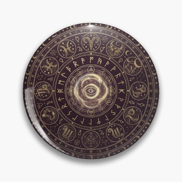 Item preview, Esoteric Zodiac Circle Hermetic Art designed and sold by Chaotic-Peace52.