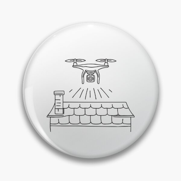 Item preview, A drone lifting off from the edge of a rooftop designed and sold by rasagamastore.