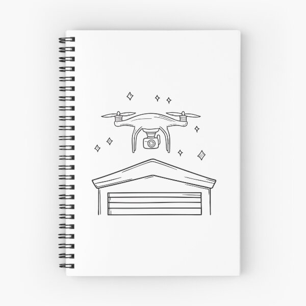 Item preview, A drone ascending from the corner of a roof designed and sold by rasagamastore.