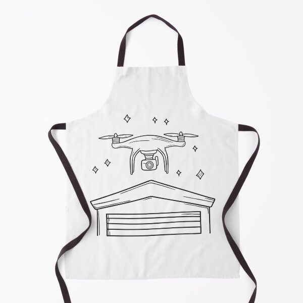 Item preview, Un dron ascendiendo desde la esquina de un tejado. designed and sold by rasagamastore.