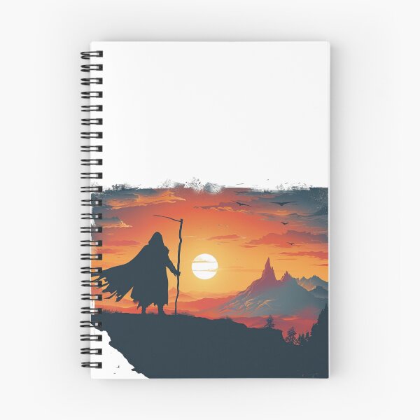 Item preview, Traveler of the Twilight - Dark Fantasy Silhouette designed and sold by VectorForge.